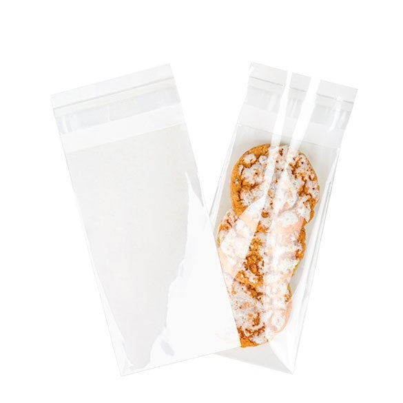 Plastic Bags 6.4x11.4cm Transparent Peel and Seal(250 pieces) [VL2H4H]
