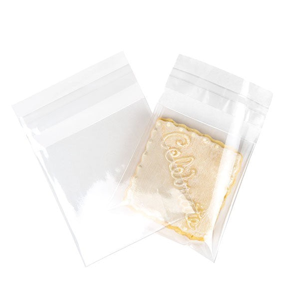 Plastic Bags 8.3x8.3cm Transparent Peel and Seal(250 pieces) [VL33]