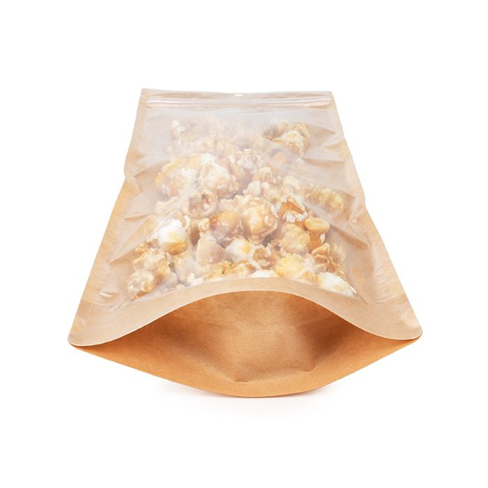 Kraft Stand Up Pouch 14x6x38.1 cm (100 pieces) [ZBGKC2N]