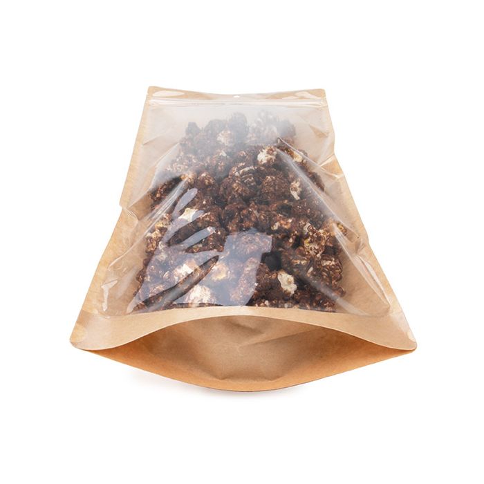 Kraft Stand Up Pouch 17.8x6x43.2 cm (100 pieces) [ZBGKC3N]