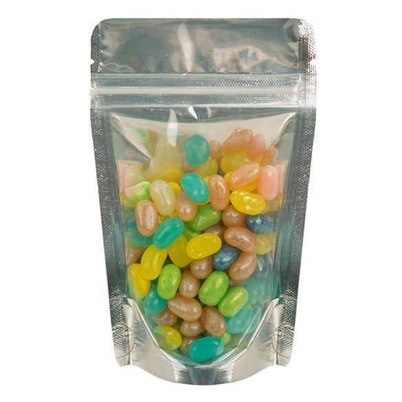 Stand Up Pouches Transparent/Gold 9.5x5.7x15.7cm | 57 grams (100 pieces) [ZBGG35]