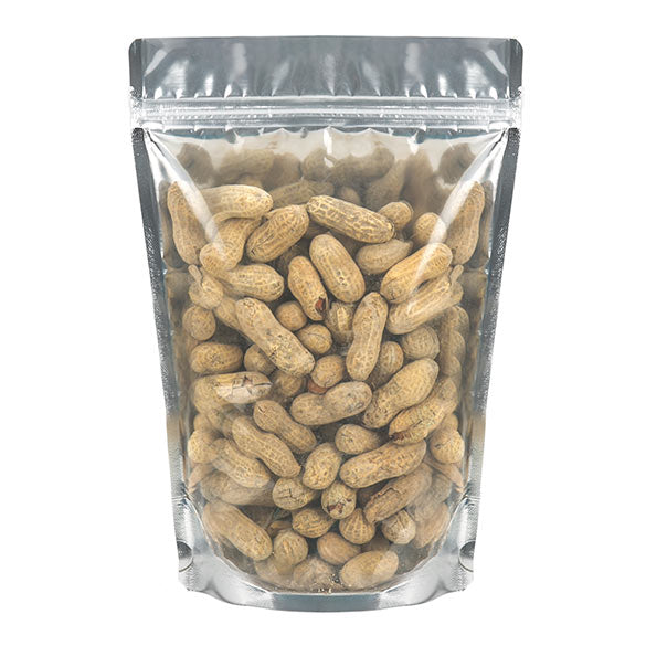 Stand Up Pouches Transparent/Gold 17.8x9.8x25.2cm | 283 grams (100 pieces) [ZBGG69]