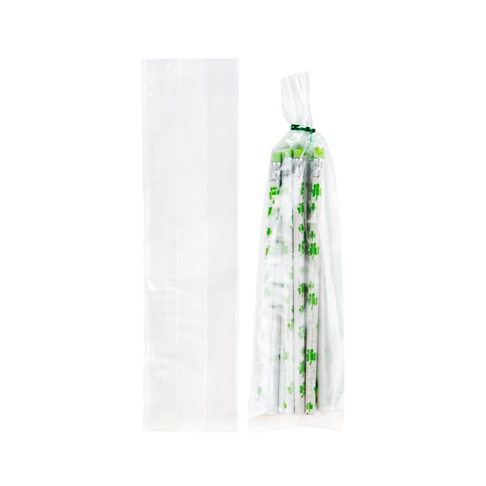Plastic Bags 6.7x4.8x26cm with side gusset (100 pieces) [FDAGB11]