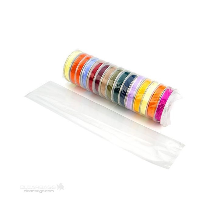 Plastic Bags 10.2x5.4x45.7cm with side gusset (100 pieces) [GB16]