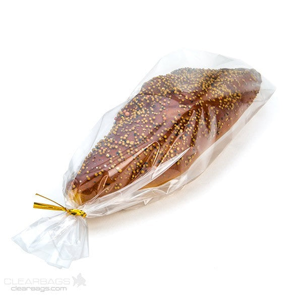 Plastic Bags 9.5x3.2x30.5cm with side gusset (100 pieces) [GB2]
