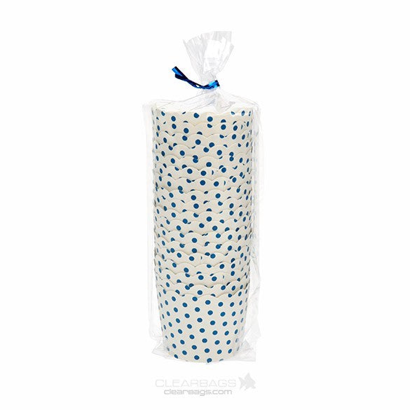 Plastic Bags 6.4x5.1x24.8cm with side gusset (100 pieces) [GB22]