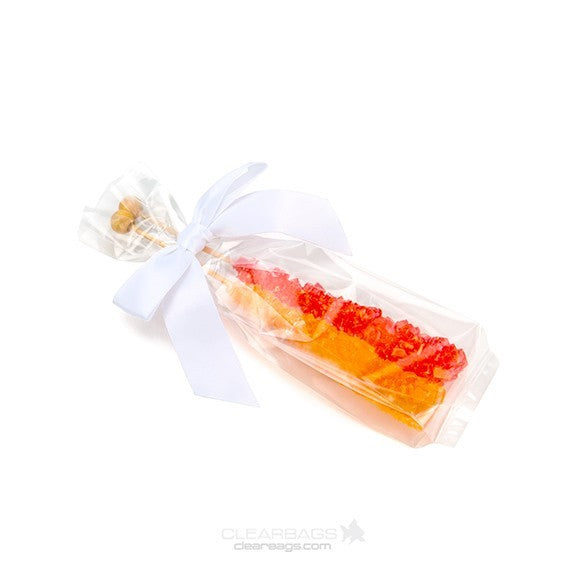 Plastic Bags 5x3.8x20.3cm with side gusset (100 pieces) [GB9]
