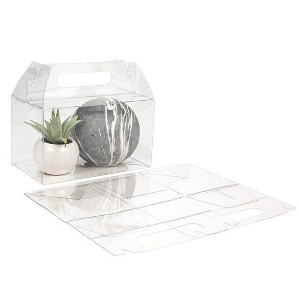 Plastic Handle Box 17.8x10.2x10.2cm (25 Pieces) [FPLB173]