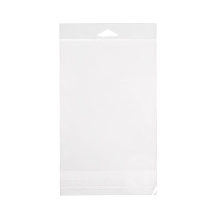 Headerbags 14.3x19.1cm Reclosable and Crystal Clear (100 pieces) [HB57]