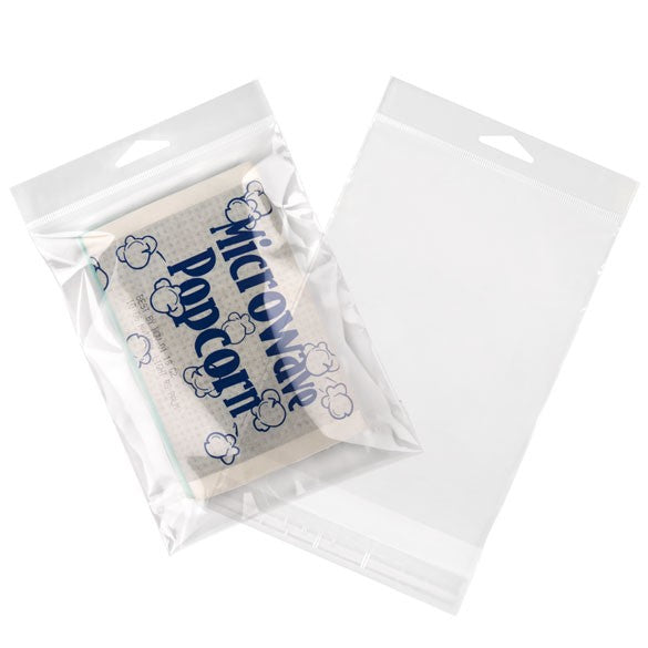 Headerbags 13x17.1cm Reclosable and Crystal Clear (100 pieces) [HB6B2]