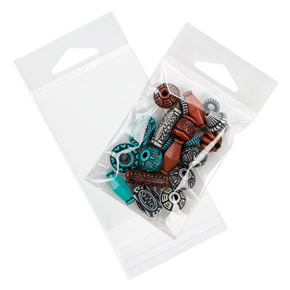 Headerbags 6.4x8.9cm Reclosable and Crystal Clear (100 pieces) [HB2]