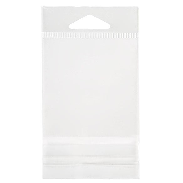 Headerbags 7x7cm Reclosable and Crystal Clear (100 pieces) [HB22]