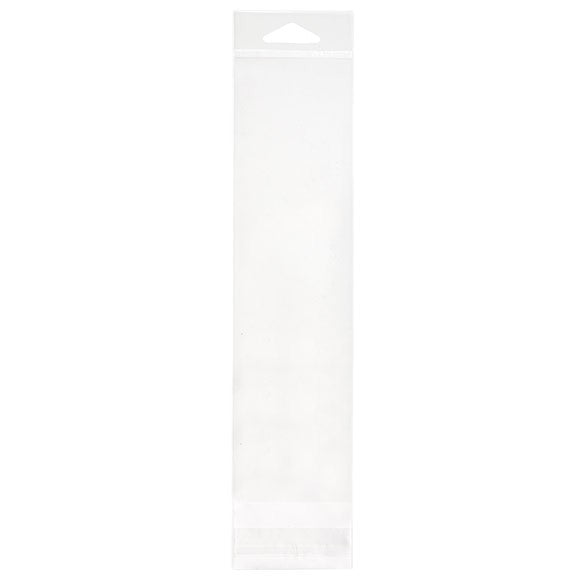 Headerbags 6.2x23.3cm Reclosable and Crystal Clear (100 pieces) [HB29]