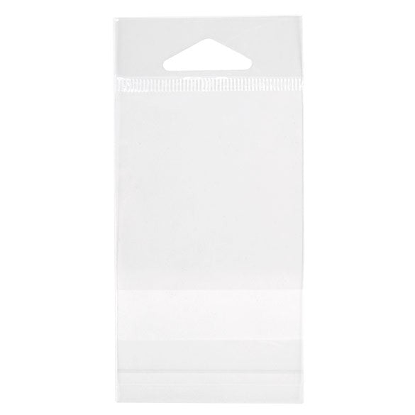 Headerbags 6.4x6.7cm Reclosable and Crystal Clear (100 pieces) [HB2X2]