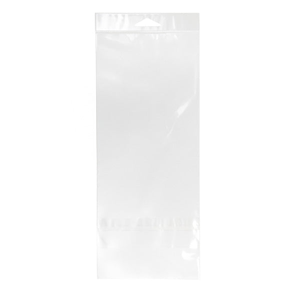 Headerbags 12.2x25.4cm with Protective Closure (100 pieces) [HB49XPC]