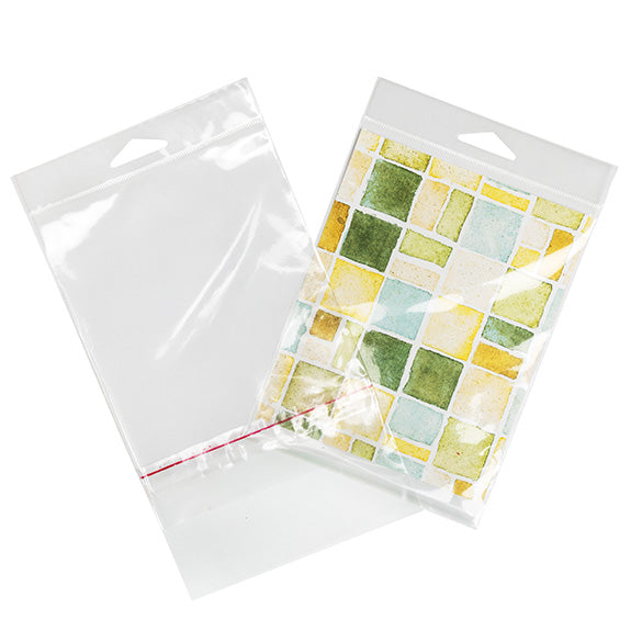 Headerbags 12.5x16.7cm with Protective Closure (100 pieces) [HB65PC]