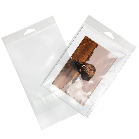 Headerbags 13.8x18.4cm with Protective Closure (100 pieces) [HB75PC]