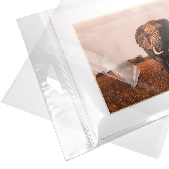 Headerbags 13.8x18.4cm with Protective Closure (100 pieces) [HB75PC]