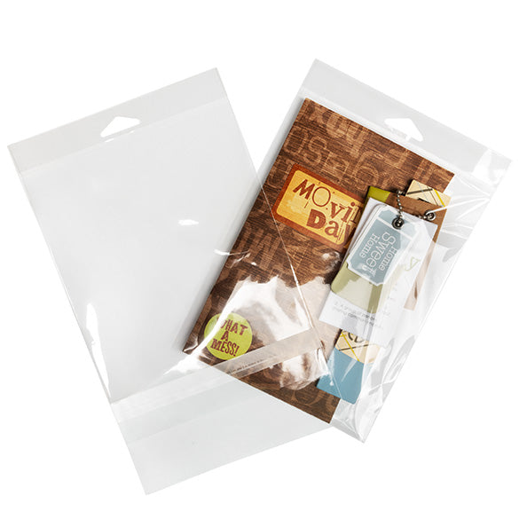 Headerbags 15.1x19.7cm with Protective Closure (100 pieces) [HB7B3PC]
