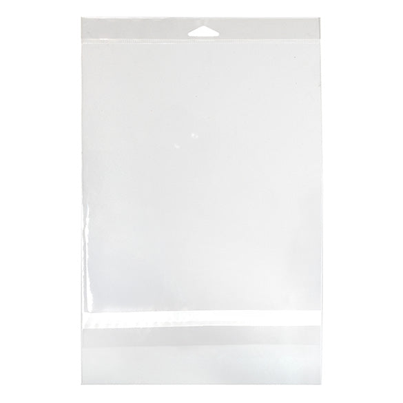 Headerbags 22.7x28.3cm with Protective Closure (100 pieces) [HB811PC]