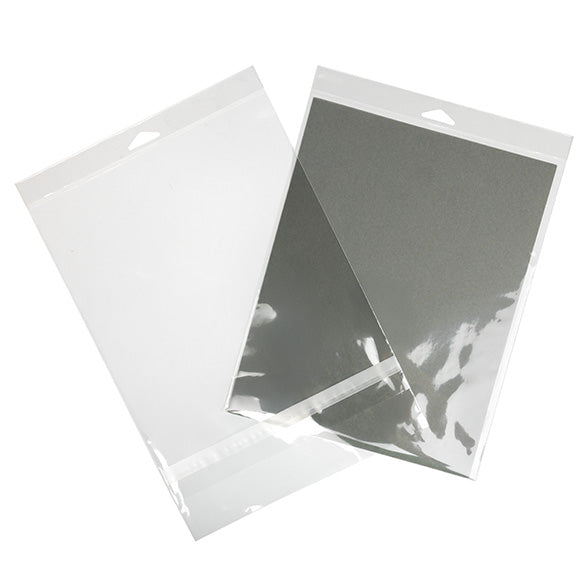 Headerbags 22.7x28.3cm with Protective Closure (100 pieces) [HB811PC]