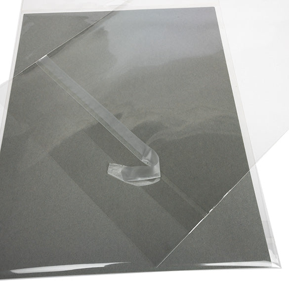 Headerbags 22.7x28.3cm with Protective Closure (100 pieces) [HB811PC]