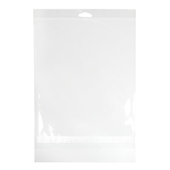 Headerbags 22.1x28.1cm with Protective Closure (100 pieces) [HB811SPC]