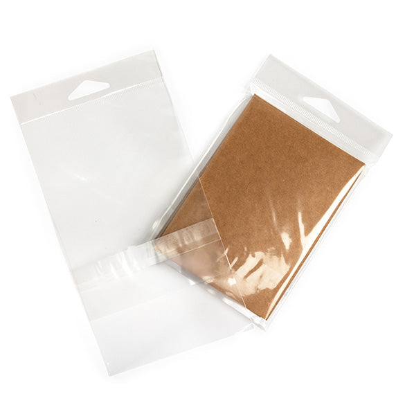 Headerbags 10.3x13.7cm with Protective Closure (100 pieces) [HB4B1PC]