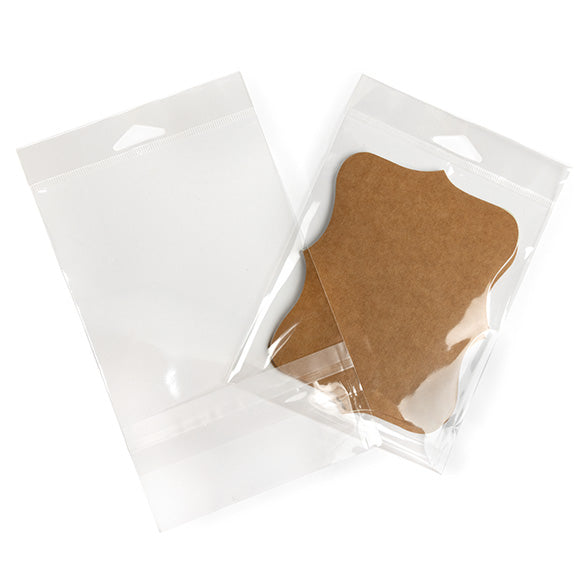 Headerbags 12.4x15.2cm with Protective Closure (100 pieces) [HB5B1PC]