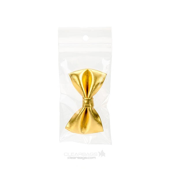 Grip Seal Bags with Hang hole 5x10cm Crystal Clear PP 50 micron (100 pieces) [ZR24]