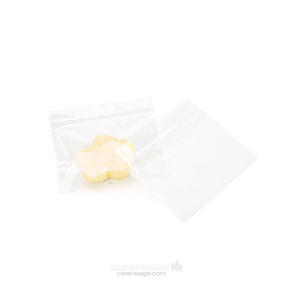 Grip Seal Bags with Hang hole 10x7.5cm Crystal Clear PP 50 micron (100 pieces) [ZR43]