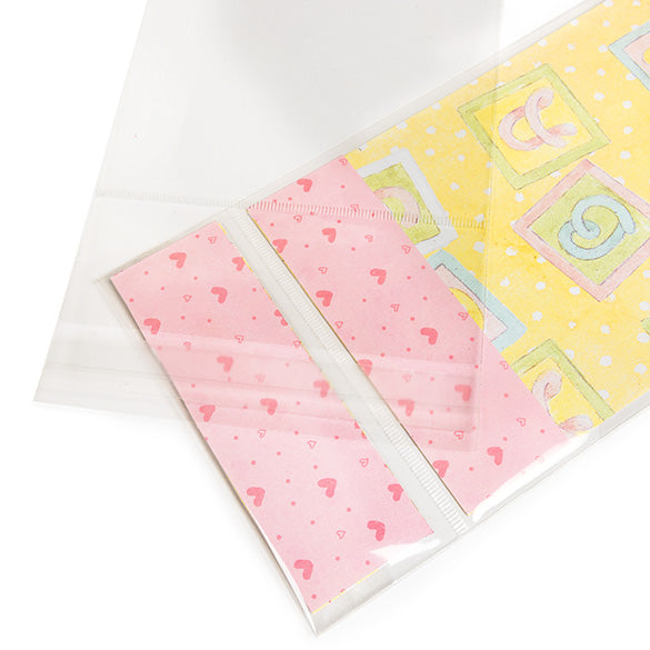 Headerbags with open Header 10.8x15.6cm for own Header Card (100 pieces) [IHB4X6]