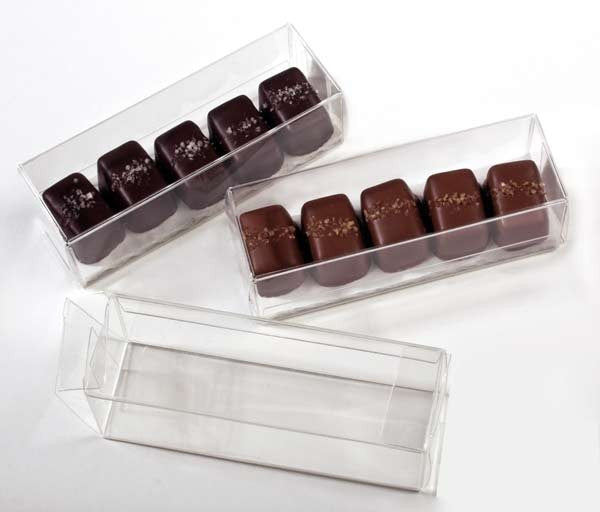 Plastic Gift Boxes 4.1x2.9x11.7cm Crystal Clear (25 pieces) [FB43]