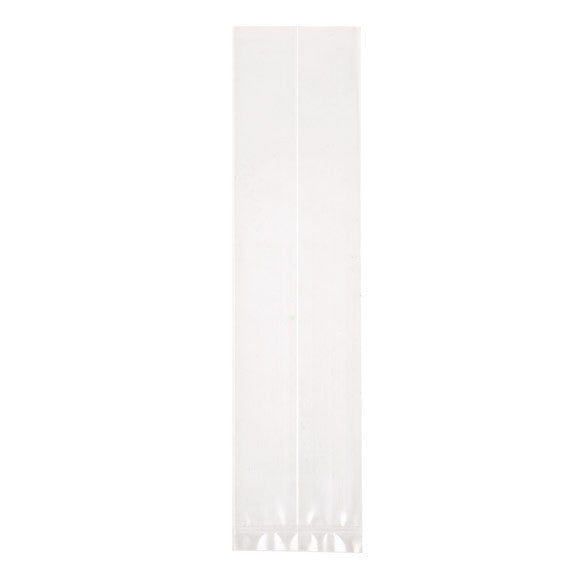 Plastic Bags 5.1x5.1x21cm with side gusset (100 pieces) [GB21]