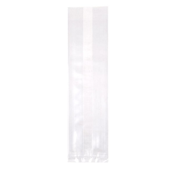 Plastic Bags 6.4x5.1x24.8cm with side gusset (100 pieces) [GB22]