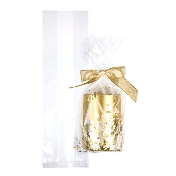 Plastic Bags 8.9x5.7x30.5cm with side gusset (100 pieces) [GB26]