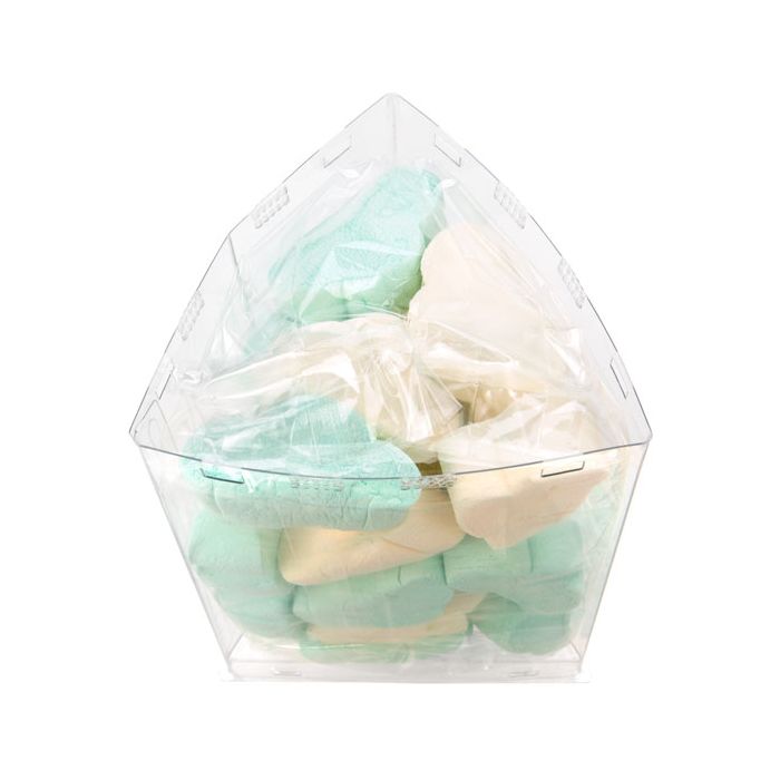 Plastic Tube Triangular shape 10.2x7.8x15.2cm (25 pieces) [CTT46]