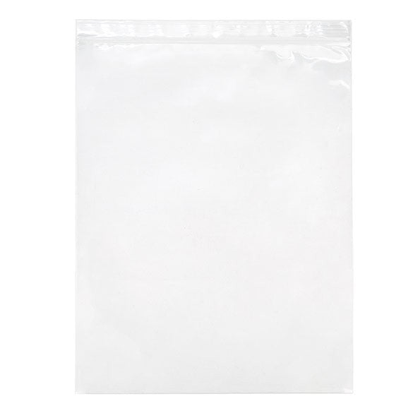 Grip Seal Bags with Hang hole 25.5x33cm Crystal Clear PP 50 micron (100 pieces) [ZR1013]