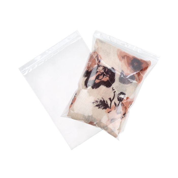 Grip Seal Bags with Hang hole 23x30.5cm Crystal Clear PP 50 micron (100 pieces) [ZR912]