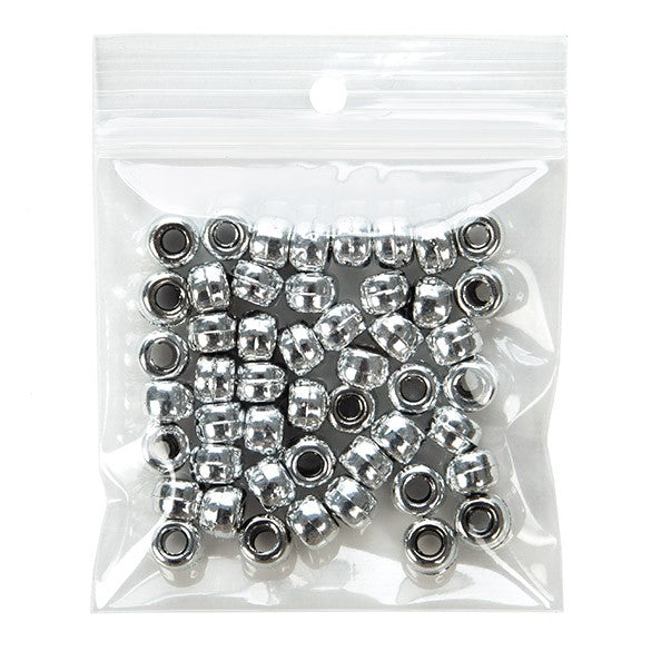 Grip Seal Bags with Hang hole 7.5x7.5cm Crystal Clear PP 75 micron (100 pieces) [Z3R33]