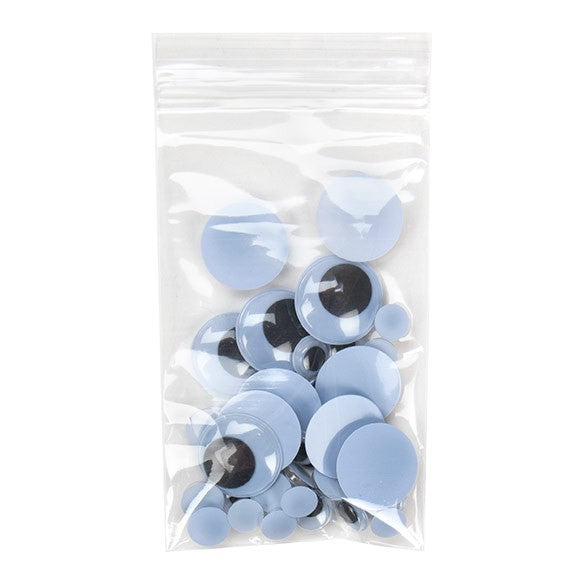 Grip Seal Bags with Hang hole 7.5x12.5cm Crystal Clear PP 50 micron (100 pieces) [ZR35]