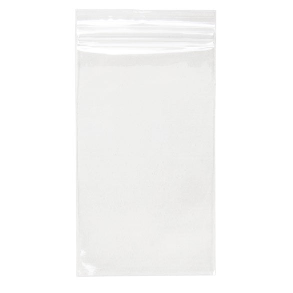 Grip Seal Bags with Hang hole 7.5x12.5cm Crystal Clear PP 50 micron (100 pieces) [ZR35]