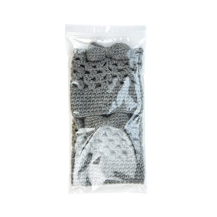 Grip Seal Bags with Hang hole 15x30.5cm Crystal Clear PP 50 micron (100 pieces) [ZR612]