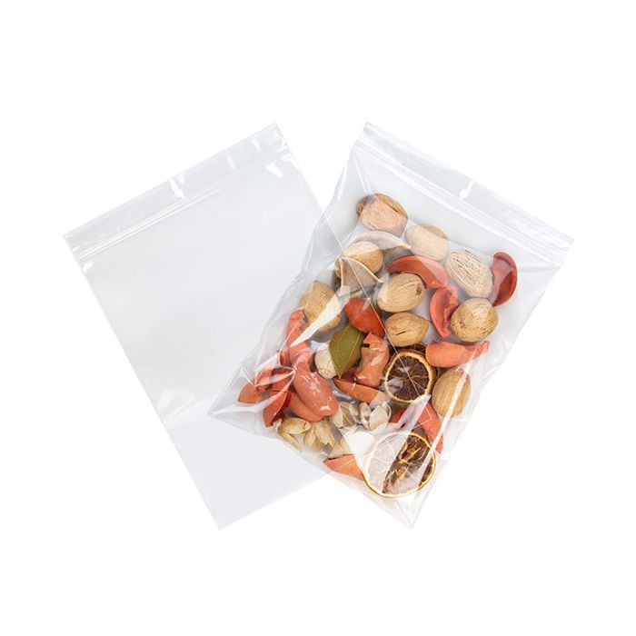 Grip Seal Bags with Hang hole 18x23cm Crystal Clear PP 50 micron (100 pieces) [ZR79]