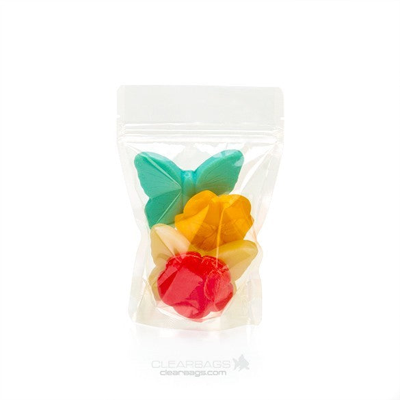 Stand Up Pouches Transparent 10x6x15cm | 57 grams (100 pieces) [ZBG2]