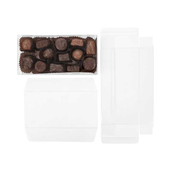 Plastic Gift Boxes for "chocolate" Truffels 10.8x4.1x21.6cm with Insert (100 pieces) [CNDY193]