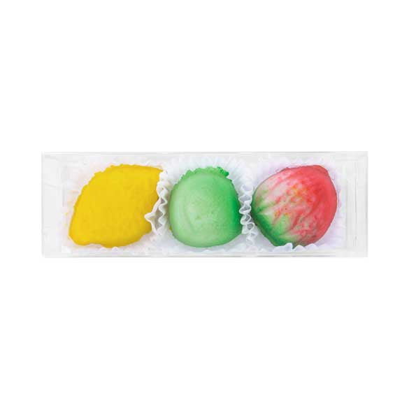 Plastic Gift Boxes for Chocolates 3.5x3.5x10.8cm with Insert (100 pieces) [CNDY196]