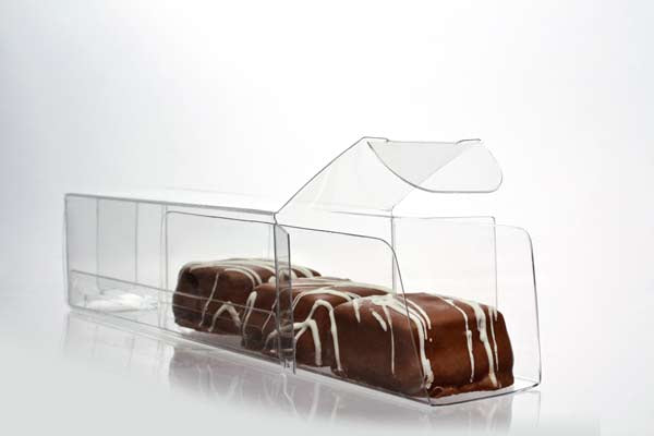 Plastic Gift Boxes for Chocolates 3.5x3.5x10.8cm with Insert (100 pieces) [CNDY196]