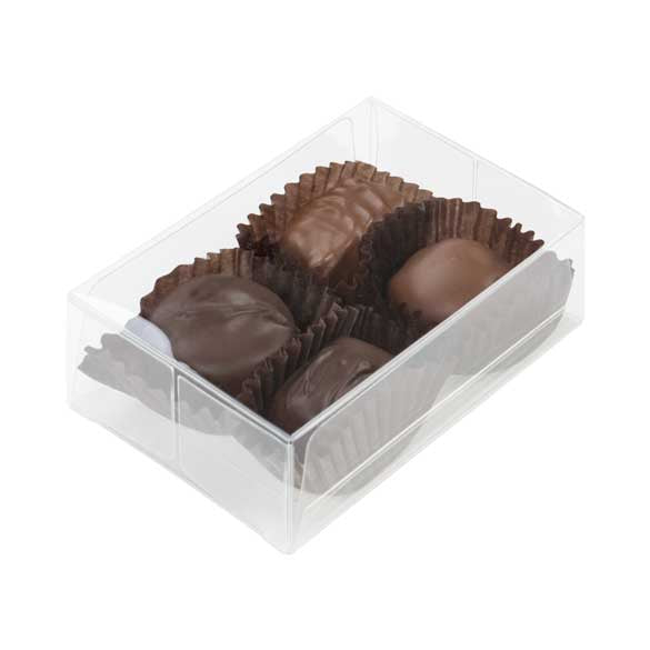 Plastic Gift Boxes for Chocolates 7x3.7x10.5cm with Insert (100 pieces) [CNDY229]