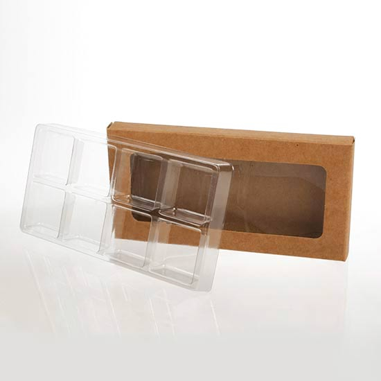 Kraft Gift Boxes for Candy Set of 8 pieces 7x1.4x13.8cm (25 pieces) [CNDY273]